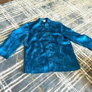 Never worn Asian style 3/4 sleeve shirt